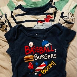 Three Onsies size 12 months